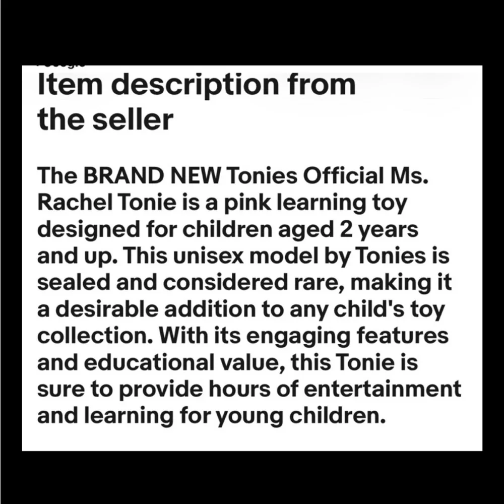 Tonies ms rachel